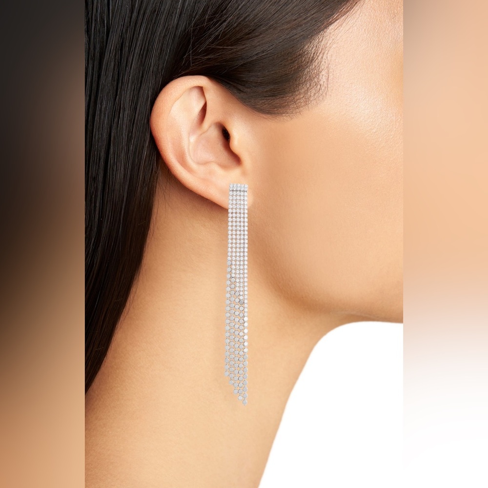 Nordstrom Cubic Zirconia Chain Drop Earring